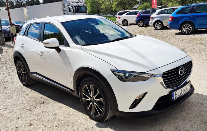 Mazda CX-3 cena 59850 przebieg: 64000, rok produkcji 2017 z Olecko małe 667